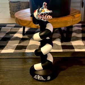 - Beetlejuice sandworm candle stick holder NEW!